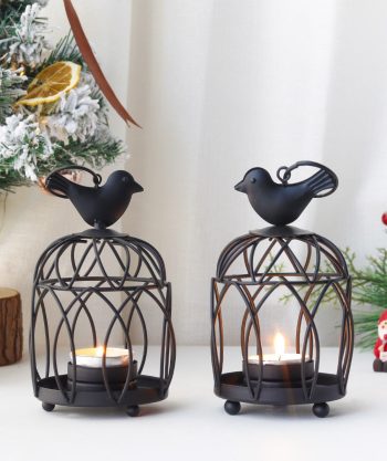 Bird Cage Candle Holders