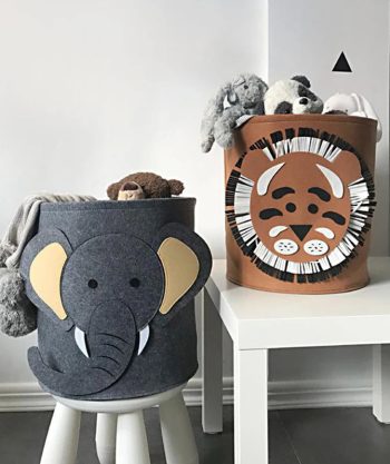 Foldable Animal Theme Laundry/Storage Basket