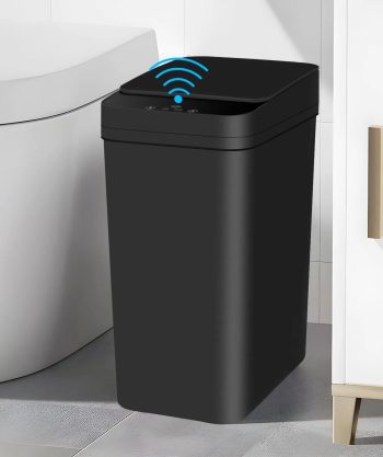 Touchless Motion Sensor Trash Can with Lid