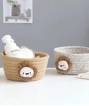 Animal Theme Handmade Storage Baskets