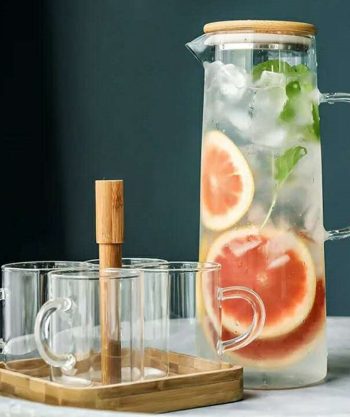 Glass Water Pitcher