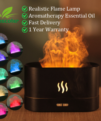 Aroma Diffuser Flame Humidifier