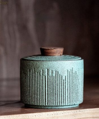Mini Ceramic Tea Caddy