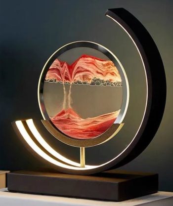 LED Quicksand Hourglass Art