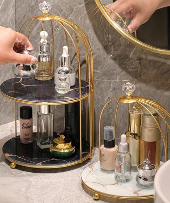 Bird Cage Style Makeup Organiser & Storage