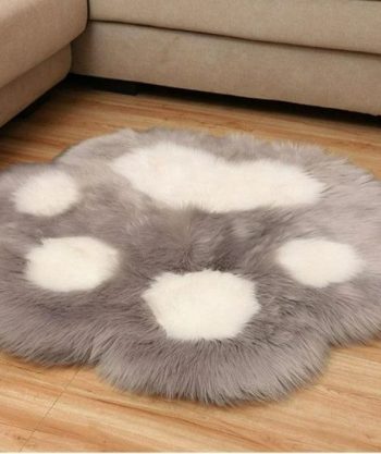 Cat Paw Plush Rug