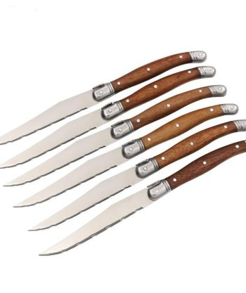 Rosewood Set of 6 Steak Knives