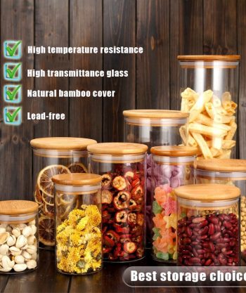 Stylish Glass Storage Containers