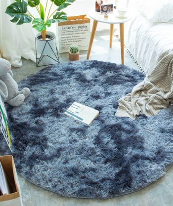 Fluffy Round Rug