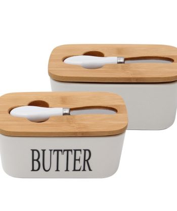 Butter Box With Knife Set